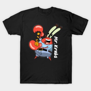 Mr Krabs in Crypto T-Shirt